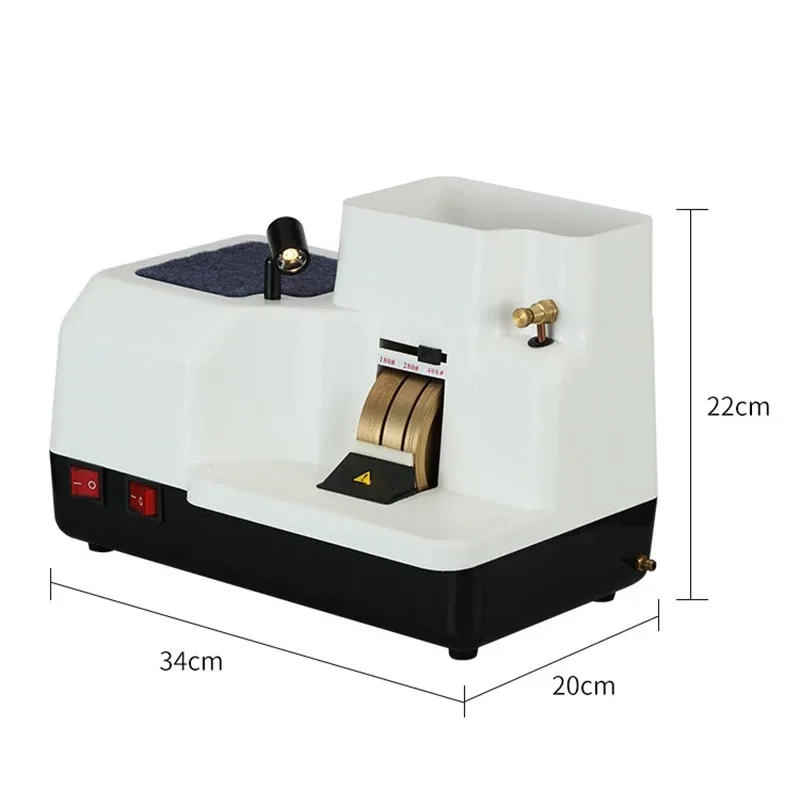 Optical Manual Lens Edger Hand Cutting Grinder Machine With 3 Wheels WB-3306B 18mm/15mm/10mm Three Wheel Sizes