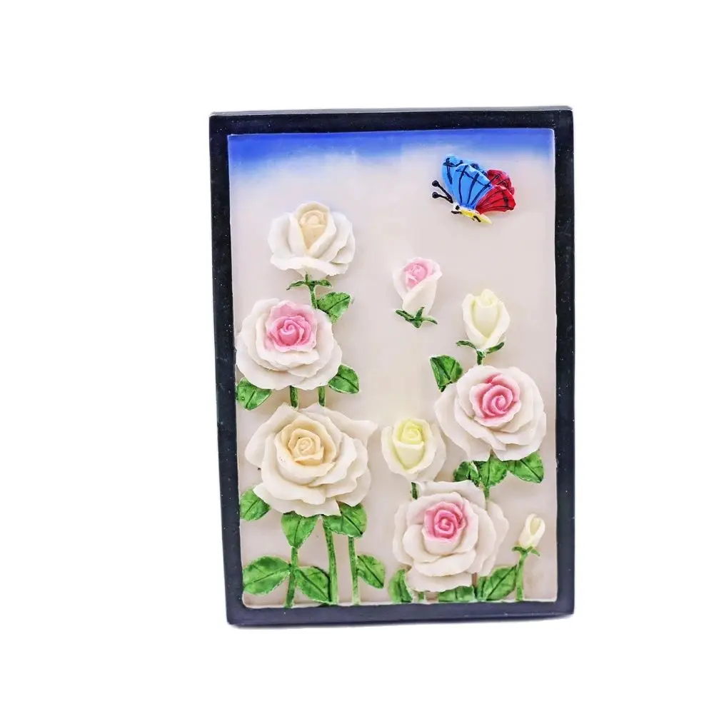 

Rose Relief Frame Silicone Fondant Mould Chocolate Wax Melt Sugarcraft Mold Baking Decorating Tool DIY Resin Polymer Clay