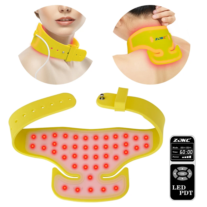 

ZJKC 660nm 850nm 940nm Red Near Infrared Light Therapy Neck Pad for Shoulder Back Pain Pain Relief Accelerate Healing Portable
