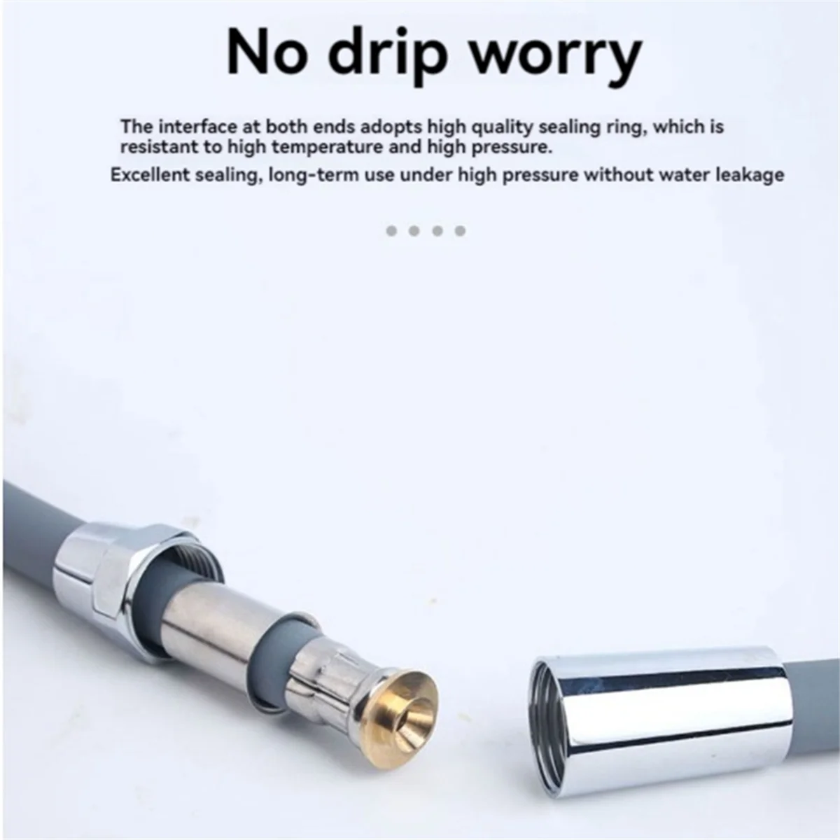 Silikonowy elastyczny wąż prysznicowy Przedłużenie zapobiegające nawijaniu Rura wysokociśnieniowa Rura prysznicowa Akcesoria łazienkowe