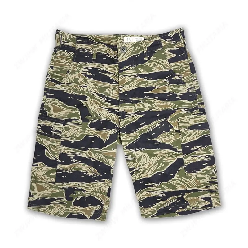 Vietnam US Army tiger pattern tiger spot camouflage TCU shorts twill cotton