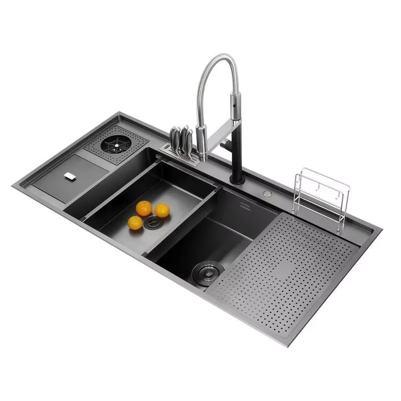 

Nano Washbasin Sink Kitchen Basin Single Sink Washbasin Table Basin Thickened Household Sink Set