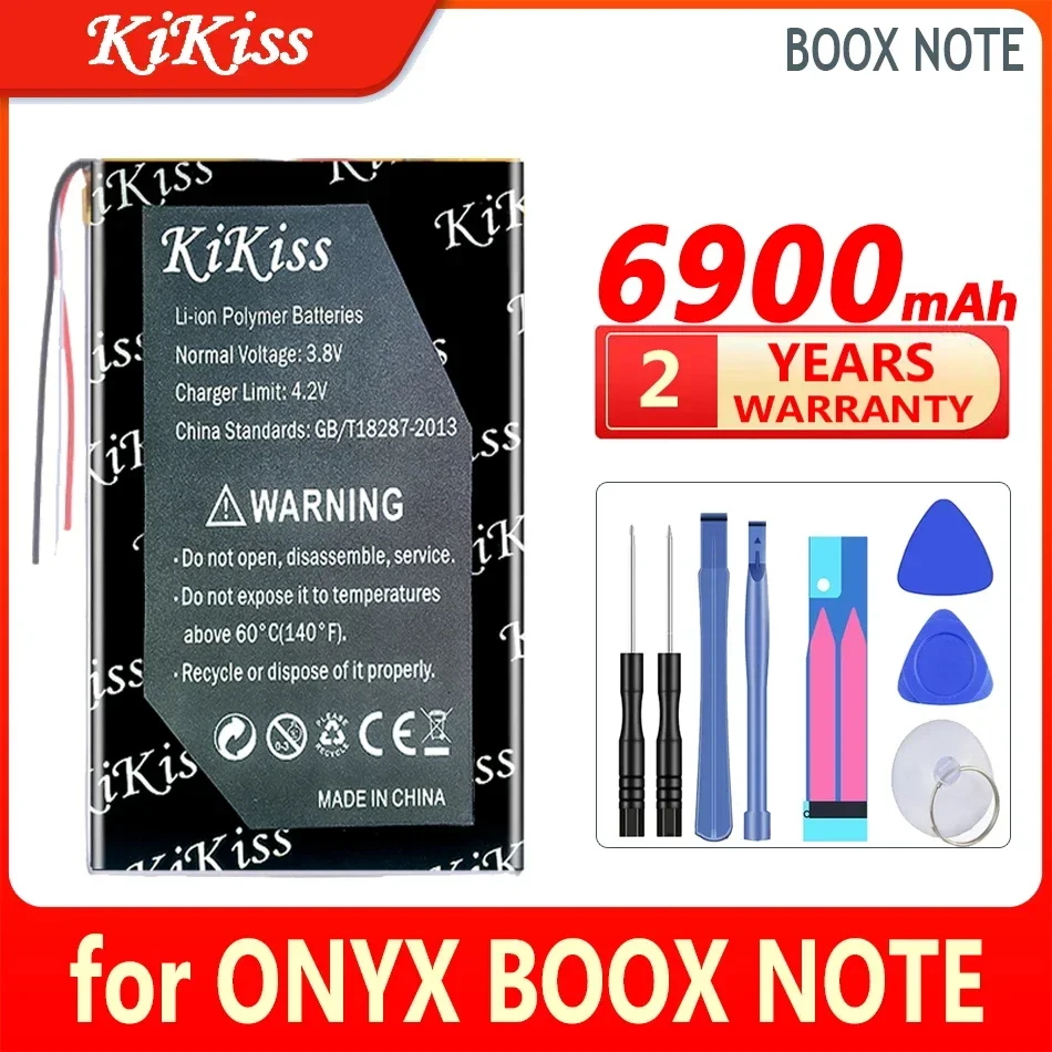 

Аккумулятор KiKiss 6900 мАч для ONYX BOOX NOTE Pro/Plus NOTE + NOTEPlus NOTEPro, аккумулятор большой емкости