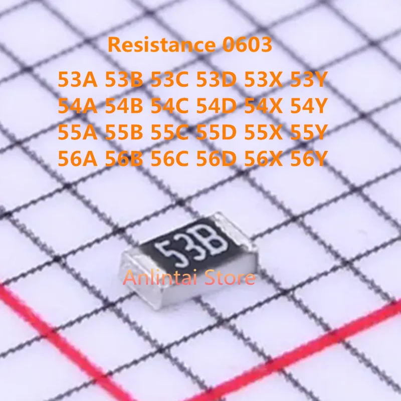Сопротивление SMD 100 шт. 1% 0603 53A 53B 53C 53D 53X 53Y 54A 54B 54C 54D 54X 54Y 55A 55B 55C 55D 55X 55Y 56A 56B 56C 56D 56X 56Y Сопротивление SMD 100 шт. 1% 0603 53A 53B 53C 53D 53X 53Y 54A 54B 54C 54D 54X 54Y 55A 55B 55C 55D 55X 55Y 56A 56B 56C 56D 56X 56Y