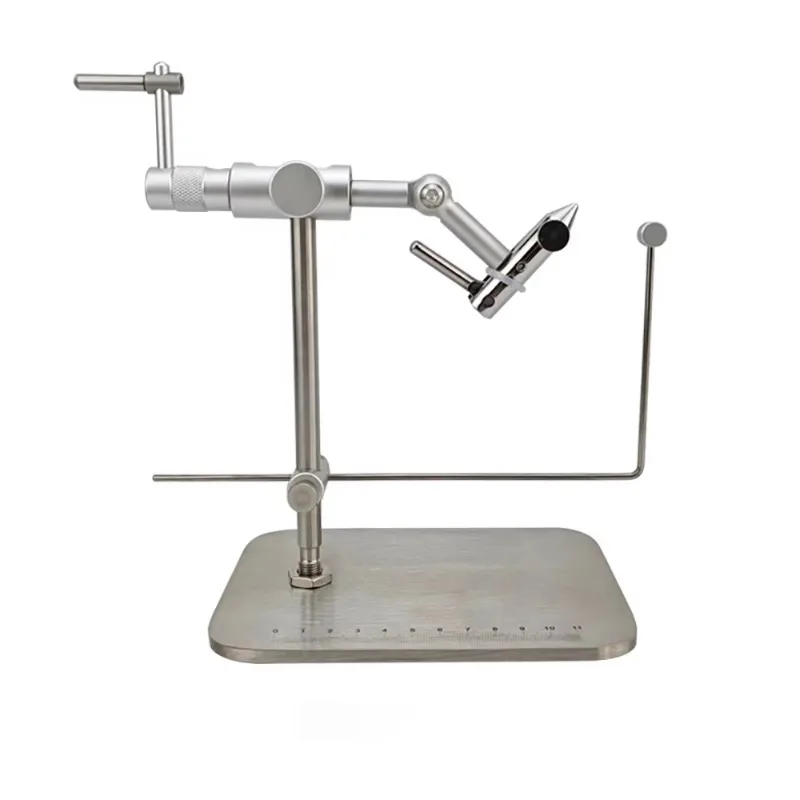 Professional 360 ° Rotary Hook Vise with Stainless Steel Base - Premium Fish Hook Tying Tool