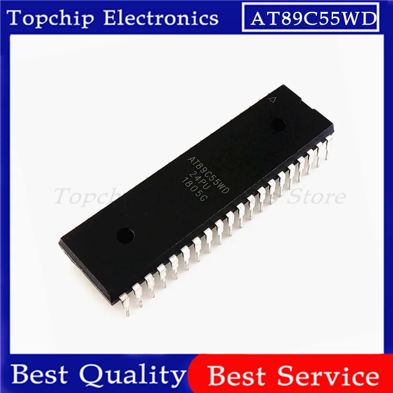 

10 шт AT89C55WD-24PU DIP AT89C55WD 24PU DIP-40