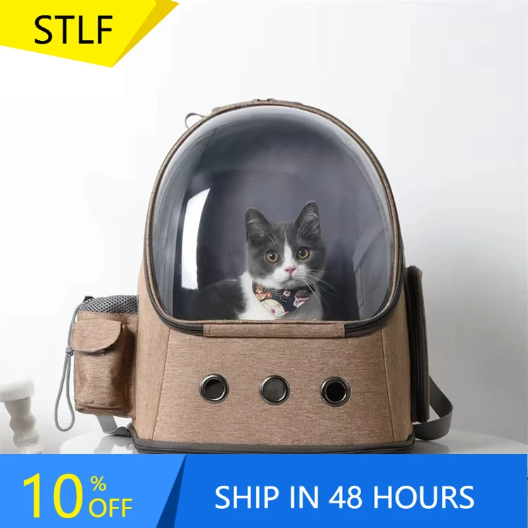 

STLFHot Sell Product Pet Space CapsulessBubble Transparent Backpack Oxford Mochila Cat and Dog Travel Outdoor Backpack