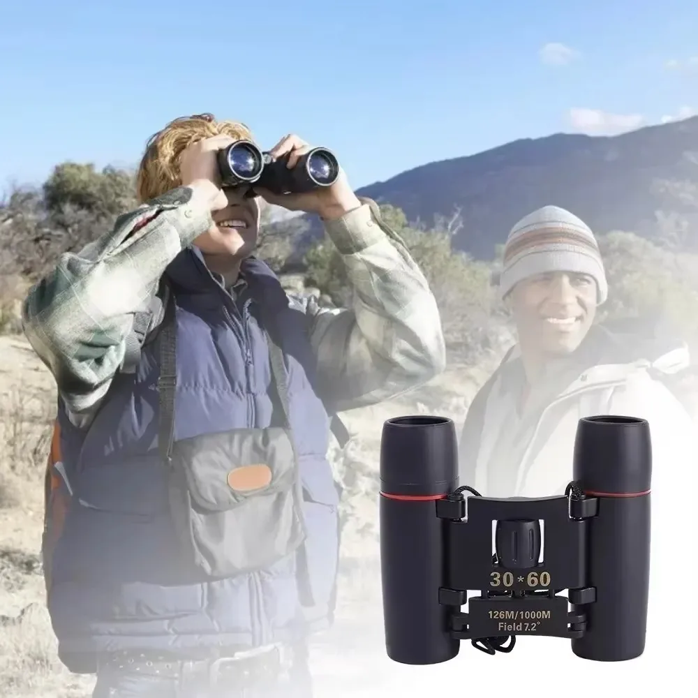 Professional Binoculars30x60 Prism High Powered Binocular Portable Hunting Telescope Pocket Scope for Sports Living