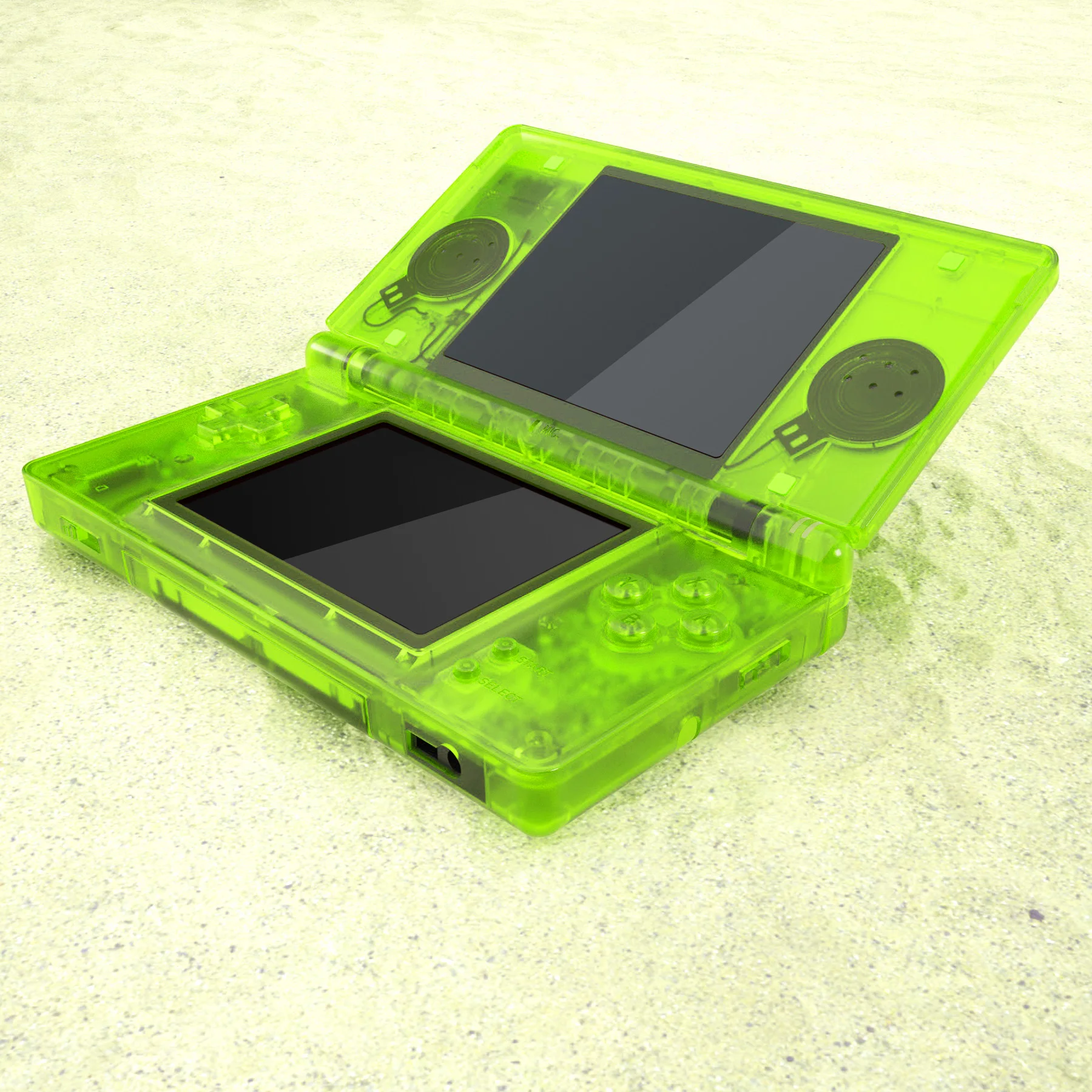 

eXtremeRate Replacement Full Housing Shell for Nintendo DS Lite for NDSL - Clear Lime Green