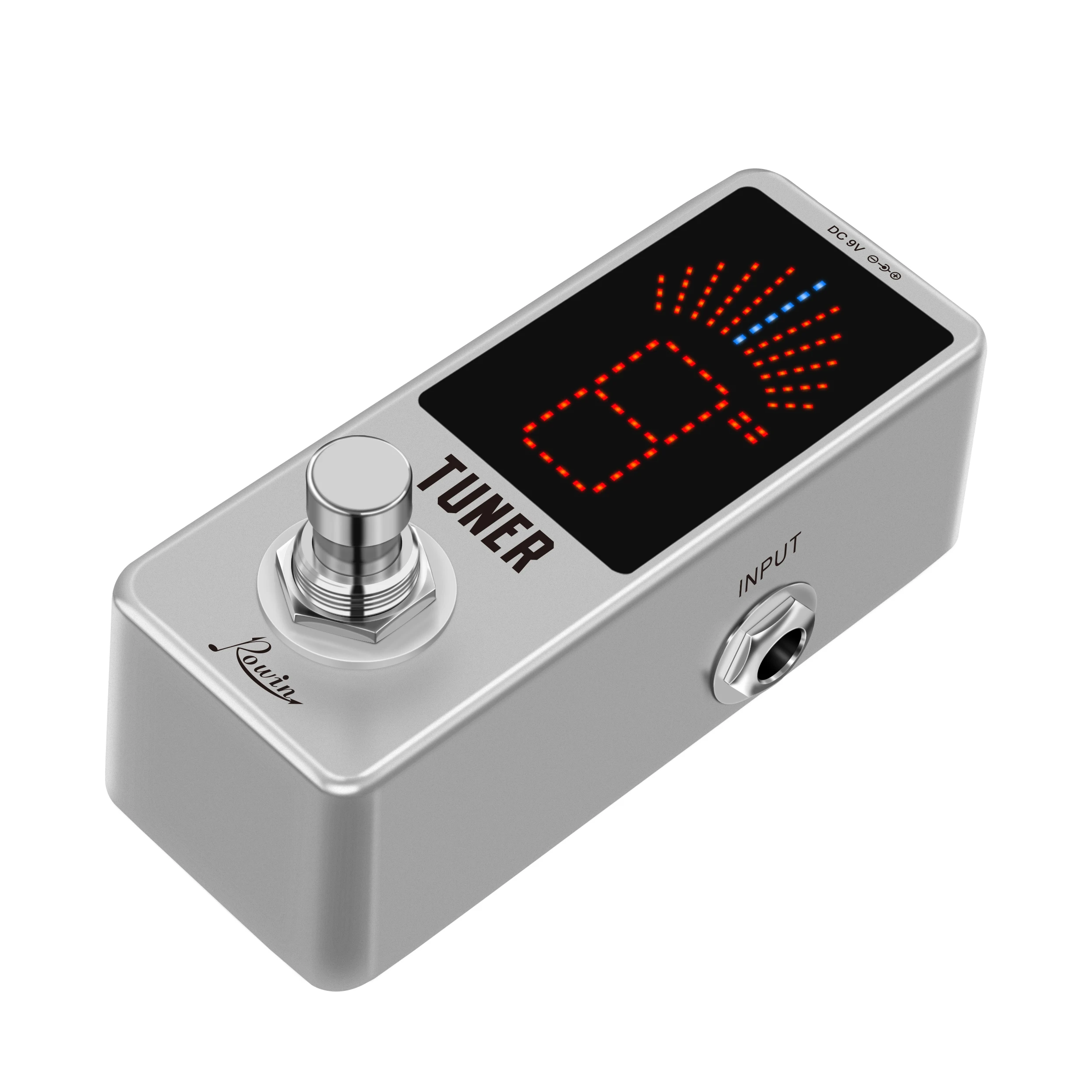 ROWIN LT-910 Gutiar Tuner LED Tuner Effector High Precision Chromatic Tuner Pedal LED Display Guitar Accessories