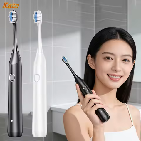 Electric Toothbrush for Adults 6 Modes Rechargeable Electric Toothbrush with 8 Replace Brush Heads Power Sonic Toothbrush