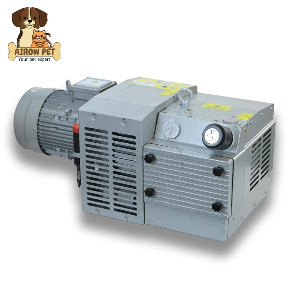 AIROW CE 4.0Kw KVF140 Vacuum Pumps -850mbar Dry Rotary Vane Vacuum Pump 140m3/h EXW Price -85Kpa Industrial Oil-Free Air Pump
