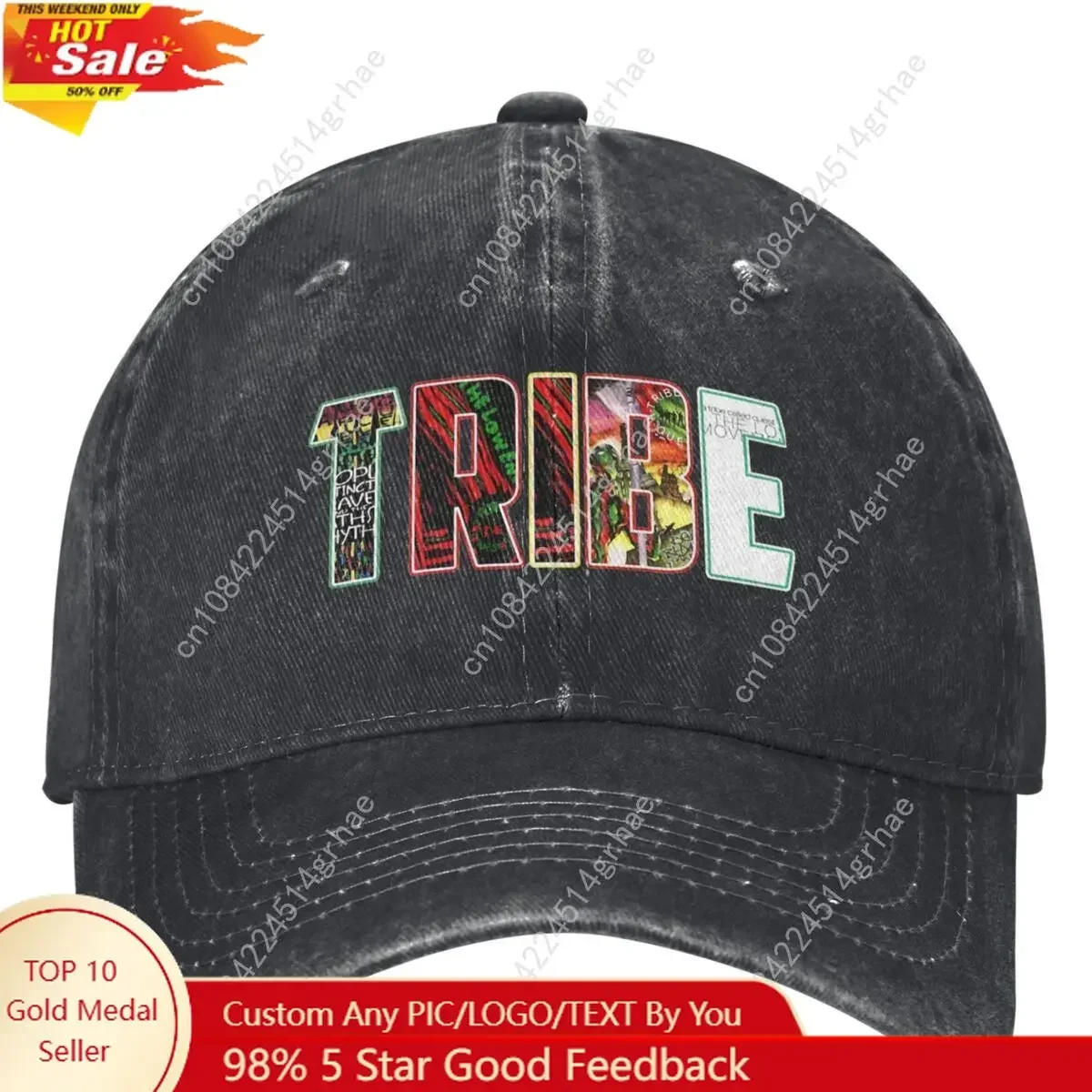 

Men Women A Tribe Called Quest Baseball Caps Vintage Distressed Washed Snapback Hat Adjustable