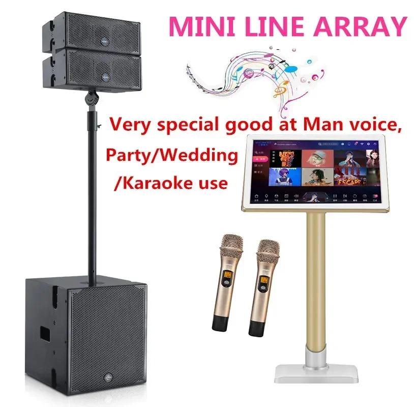 Wedding Mini Speaker Double 4-Inch Line Array La-4.2