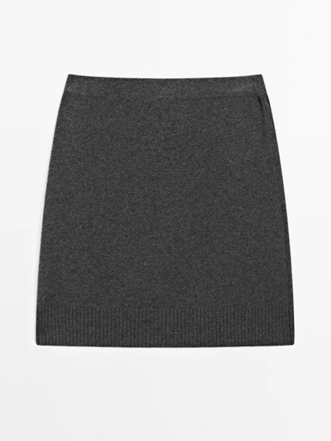 

Spring Summer Autumn ey mat Personali Commuter Sle mid Waist Woolen Skirt A-Line Skirt Women's Faion