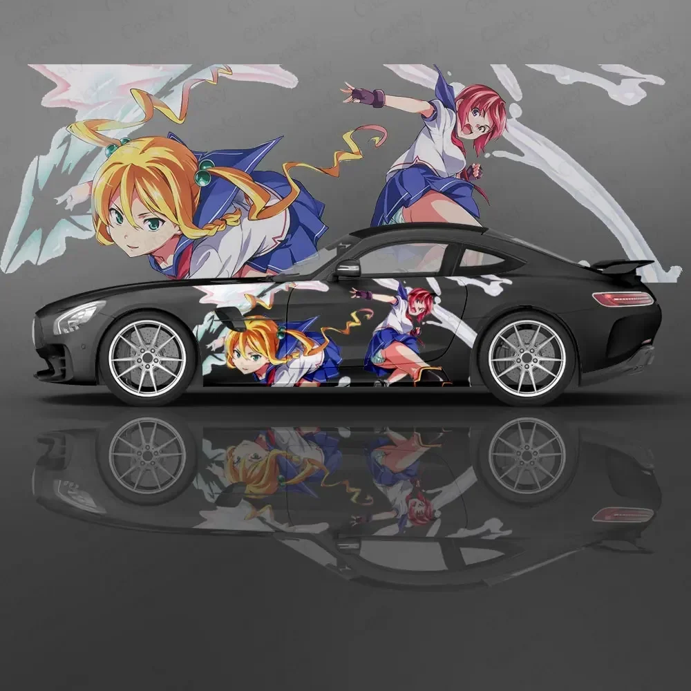 

Макен-Ки! Battling Venus аниме наклейки на кузов автомобиля Itasha виниловая наклейка на боковую сторону автомобиля виниловая наклейка премиум-класса на заказ автомобильные обертывания