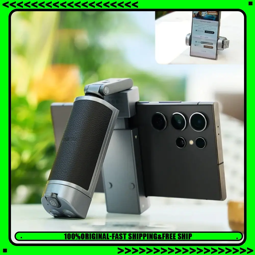 

TELESIN Phone Camera Selfie Grip Bluetooth-Compatible Remote Control Adapter Grip Handle Holder Selfie Device Phone Stand Custom