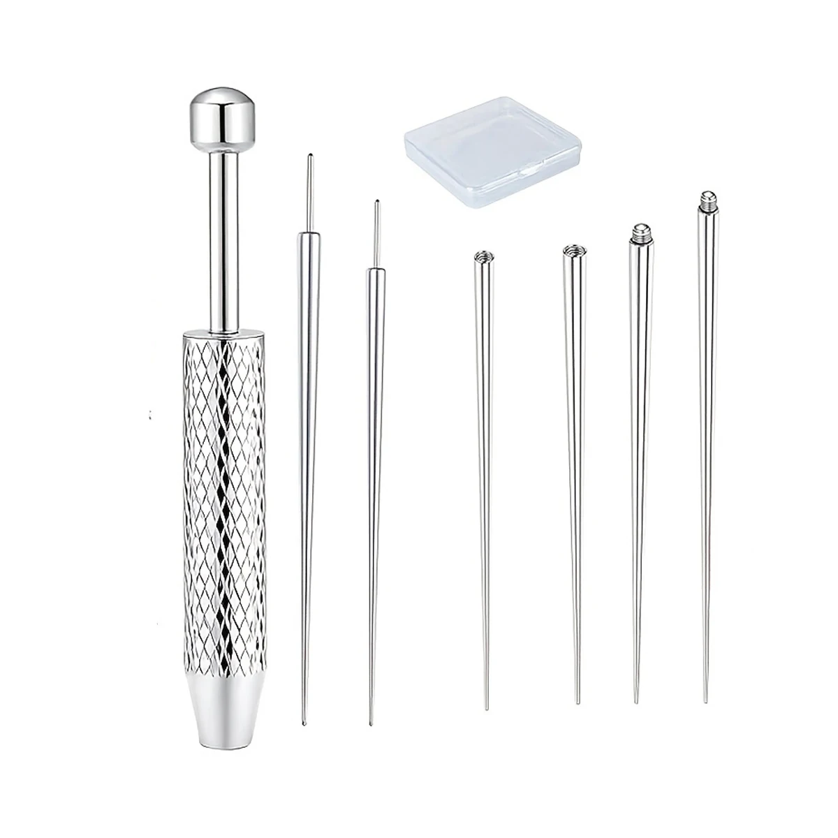 14/16/18G Curved Taper Insertion Pin Tool for Body Piercing