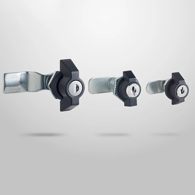 New 10PCS Zinc Alloy Industrial Equipment Cam Locks Distribution Box Lock Switch Electric Cabinet Door Locks Turn Tongue Locks