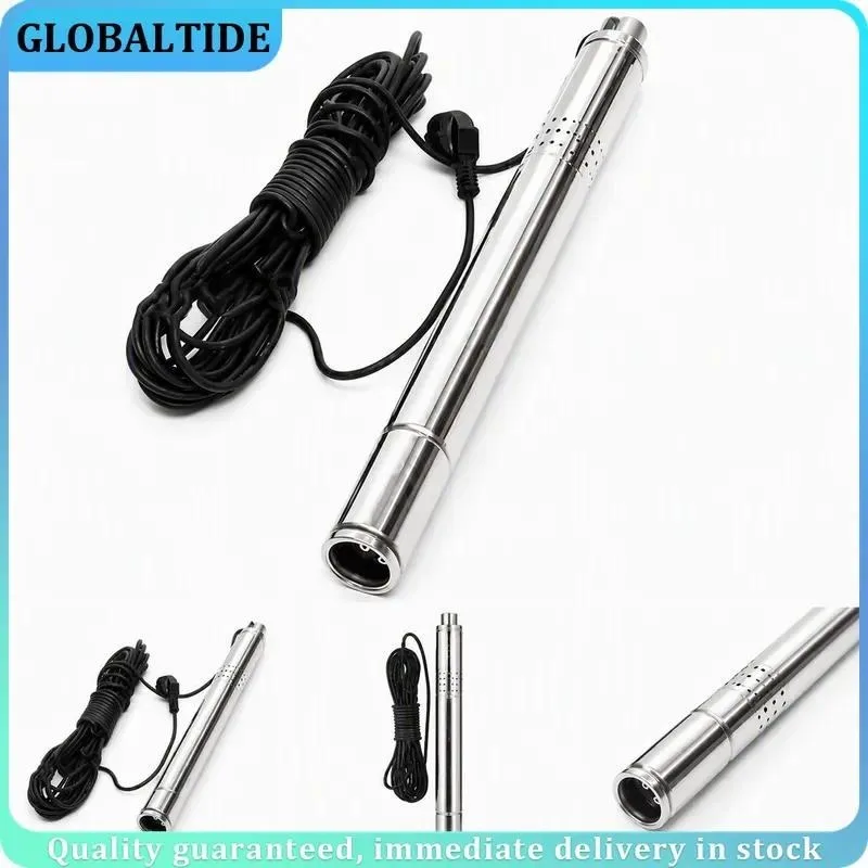 220V Submersible Deep Well Pump 304 Stainless Steel Body 2 Inch High Pressure Water Pump for Garden Irrigation
