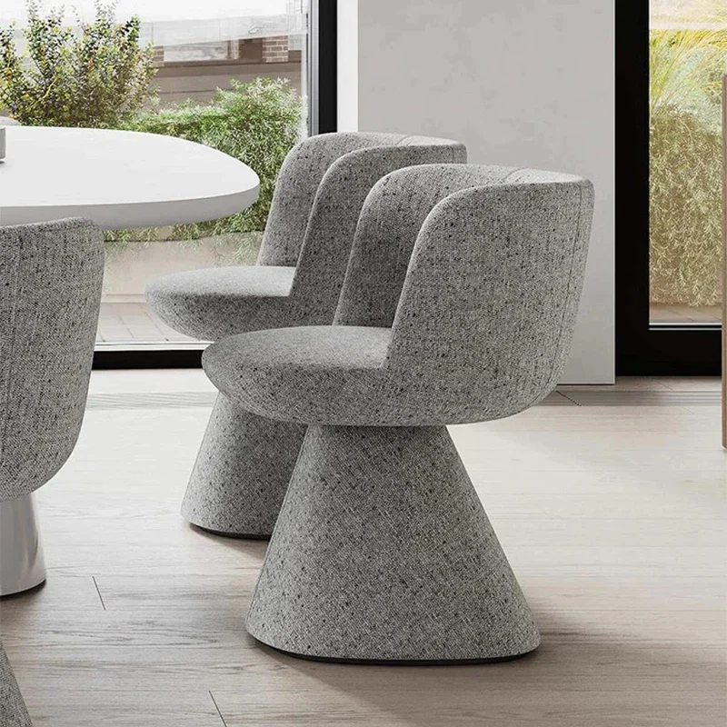 

Italian Minimalism Dining Chairs Design Ergonomic Luxury Advanced Dining Chair Business Negotiation Leather Sedie Furniture FYDC