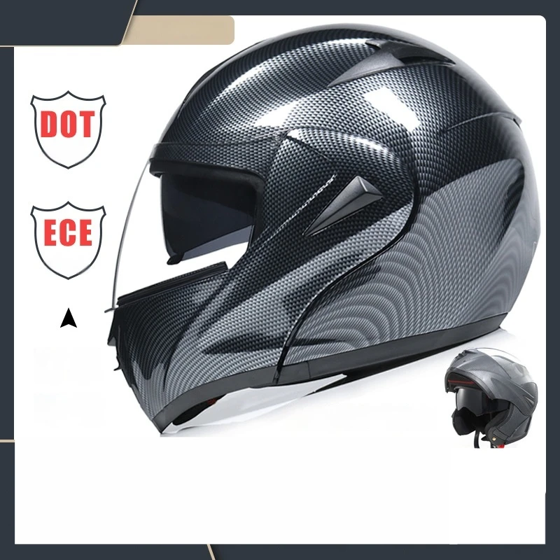 

Motorcycle Helmet Dual Visor Modular Flip Up Full Face Helmet For Adult Men And Women Dot Approved Casco Moto Cascos Para Moto