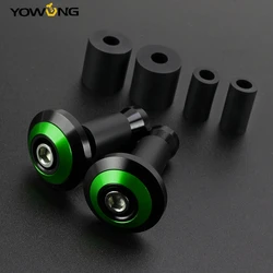 Motorcycle Handle Bar End Handlebar Grips Cap Anti Vibration Silder Plug For Kawasaki Ninja400 Z900 Z1000 zx10r er6n Versys 650