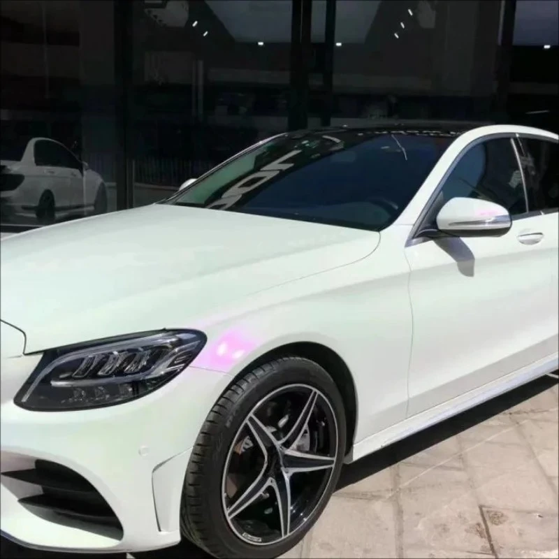 Diamond White Purple TPU Self-Healing Anti-Scratch Protective Film Car Body Discoloration PPF Vinyl Sticker