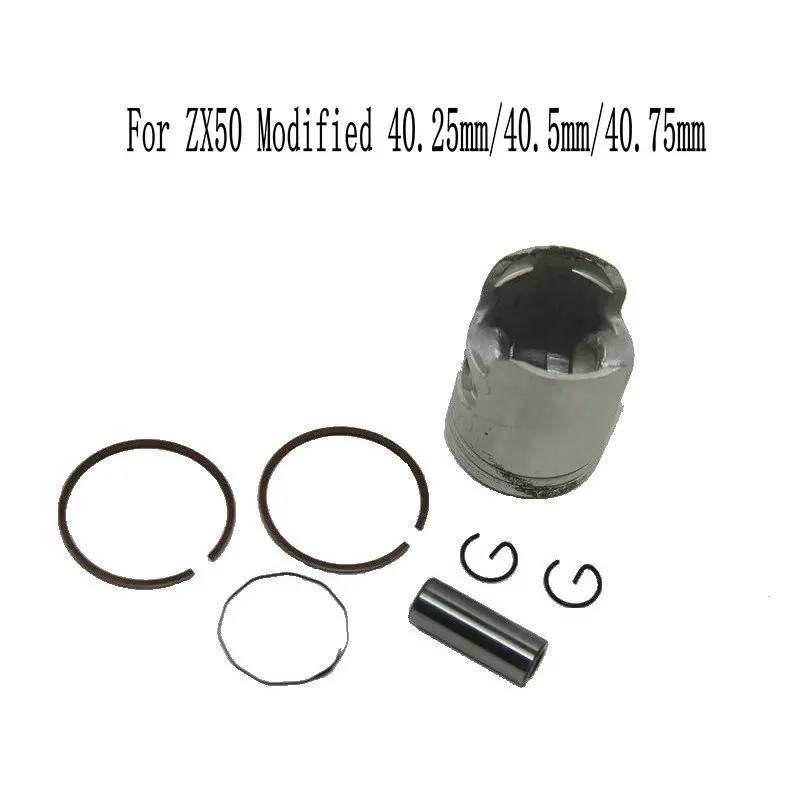 Motorcycle Engine Parts Modified 40.5mm Cylinder Pistons & Rings Kit For Honda AF55-57 Z4 ZX50 2 Stroke Scooter