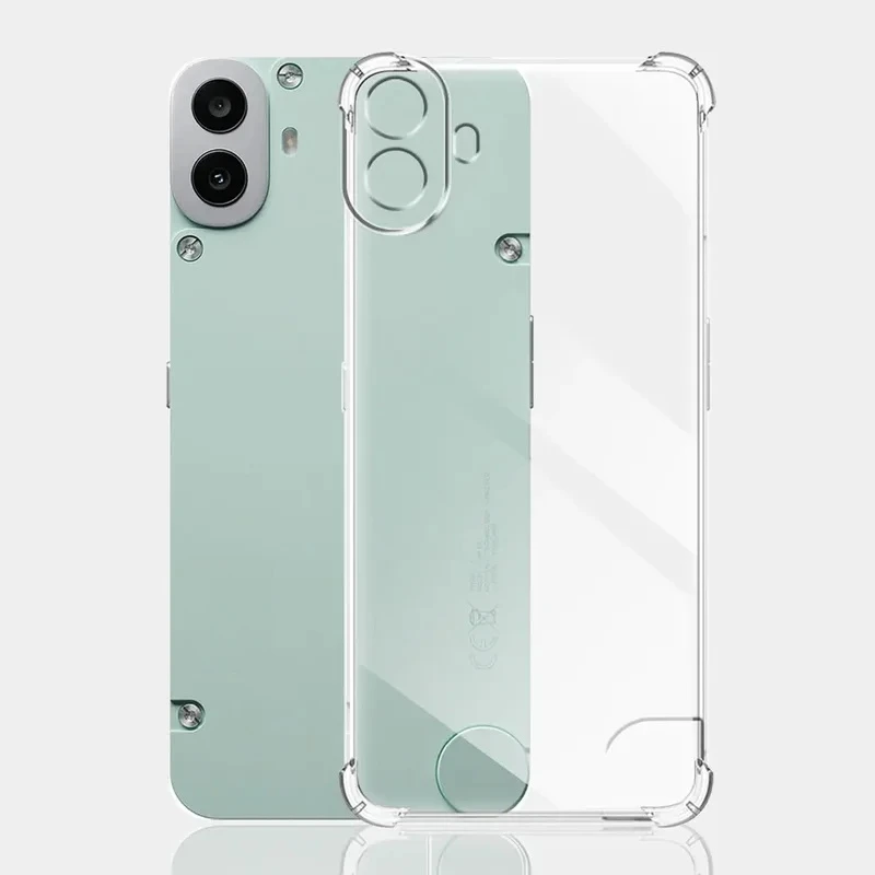 For Nothing CMF Phone 1 Case Crystal Shell Soft Silicone Phone Cases For Nothing CMFPhone1 Phone1 Clear Shockproof Airbag Capa