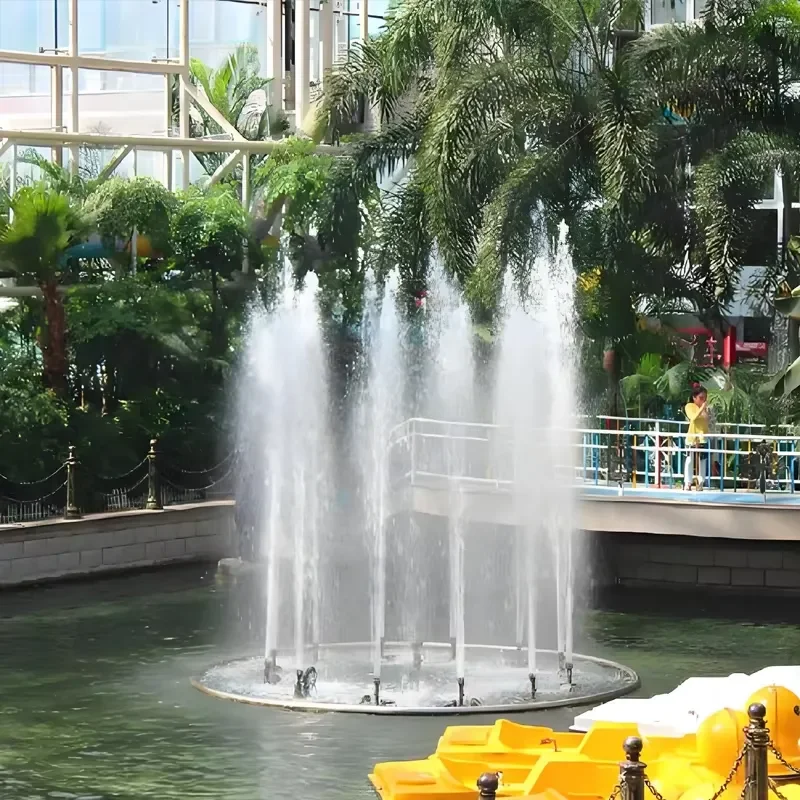 for Garden Fountain Outdoor Decorative Water Feature Durable Resin Statue Yard Patio Lawn Landscape Ornament Custom Size