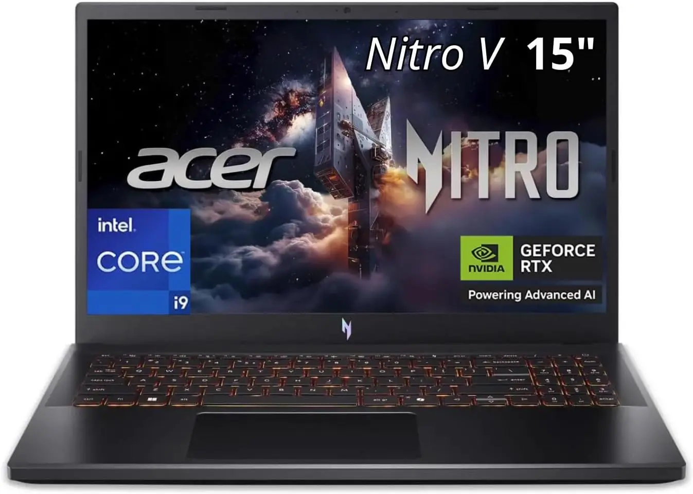 

acer Nitro V 15 Gaming Laptop 15.6 FHD IPS 165Hz Display 32GB DDR5 RAM 1TB SSD Thunderbolt Wi-Fi 6E Backlit KB ANV15-52-90QH