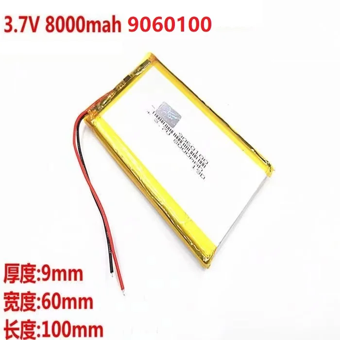 Good Qulity 3.7V,8000mAH 9060100 Polymer lithium ion / Li-ion battery for tablet pc BANK,GPS,mp3,mp4