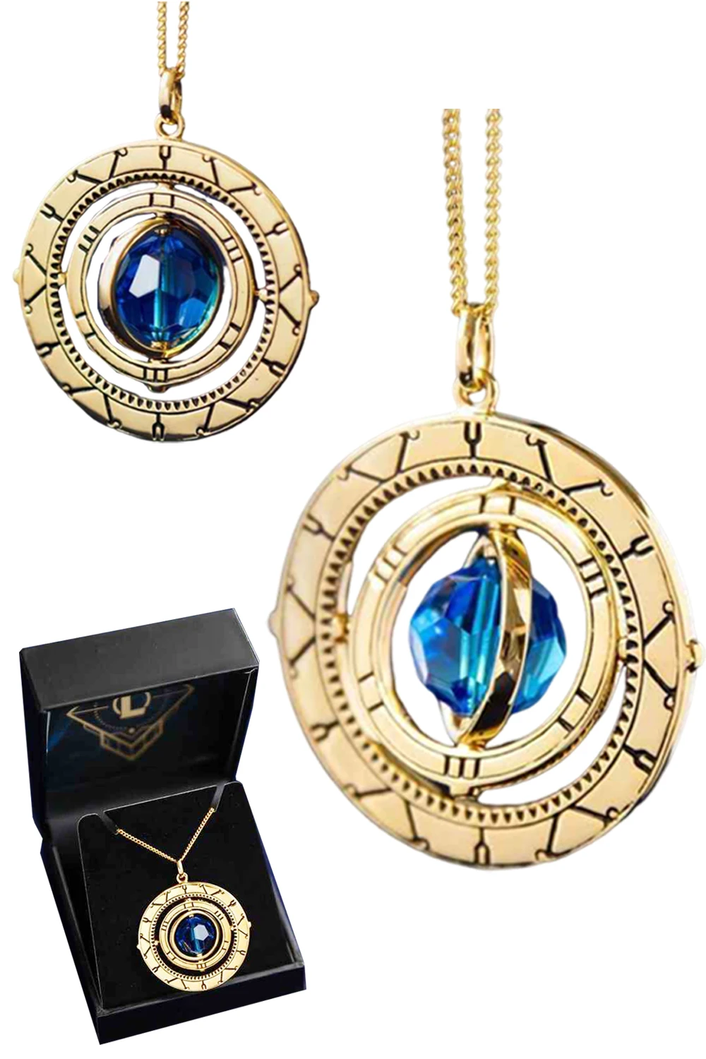 Arcane Hextech Crystal Pendant Necklace for Men Women Game LoL Battle of the Two Cities Metal Chain Necklaces Jewelry Gifts