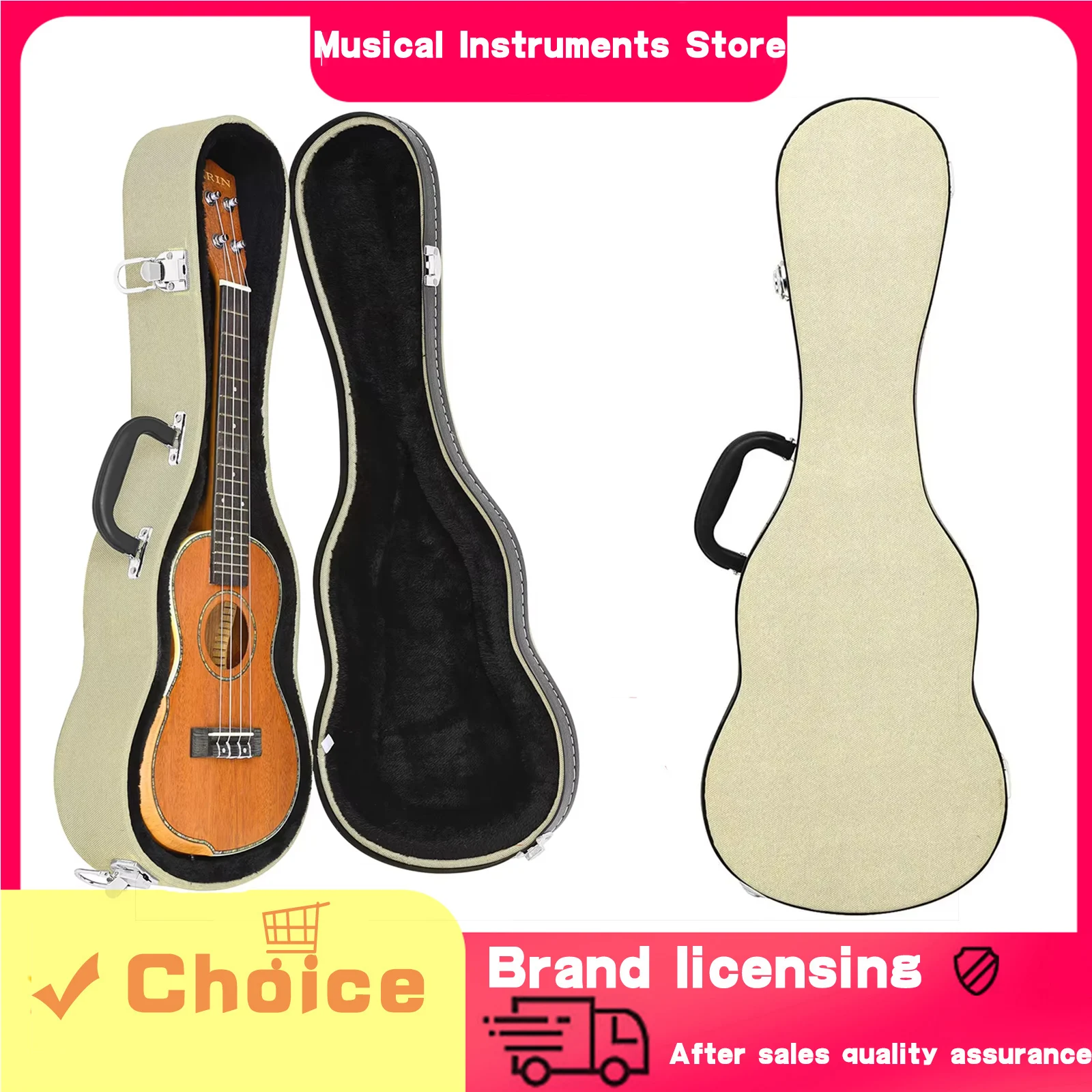 

Коробка для укулеле IRIN 23 дюйма с усиленным и утолщенным корпусом, мягким внутренним слоем, утолщенная, водонепроницаемая, аксессуар для багажа