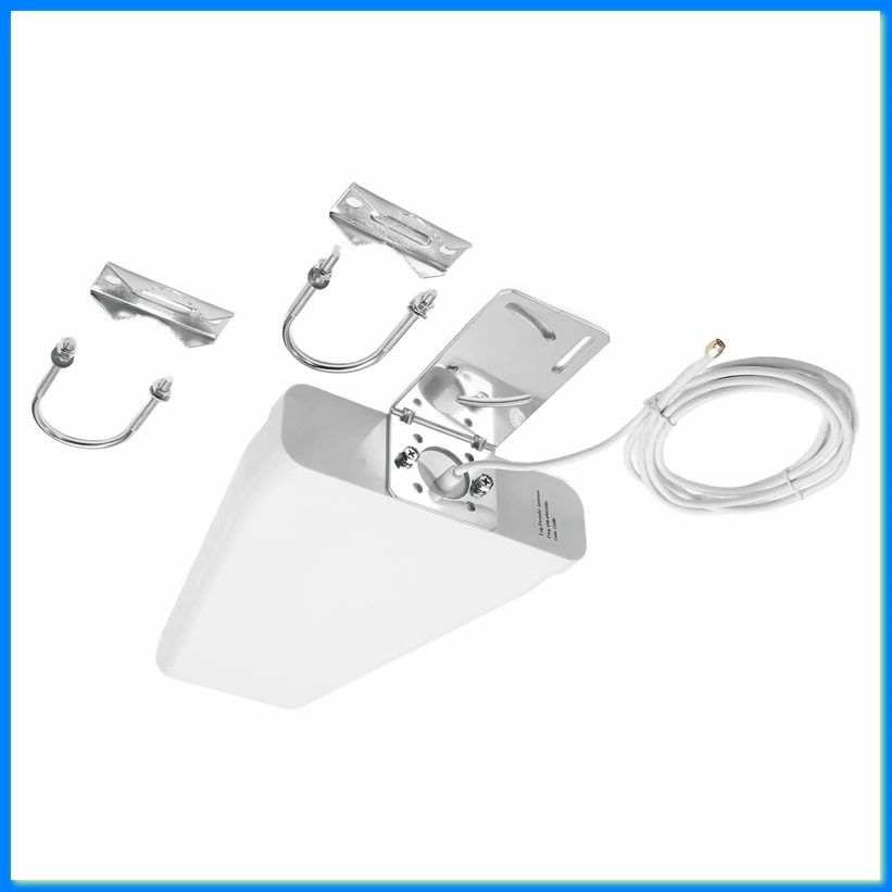 5G Full-Band Log Periodic Antenna 12dBi 698-4900MHz Outdoor Directional Antenna Network Signal Booster Amplifier SMA-PZZW
