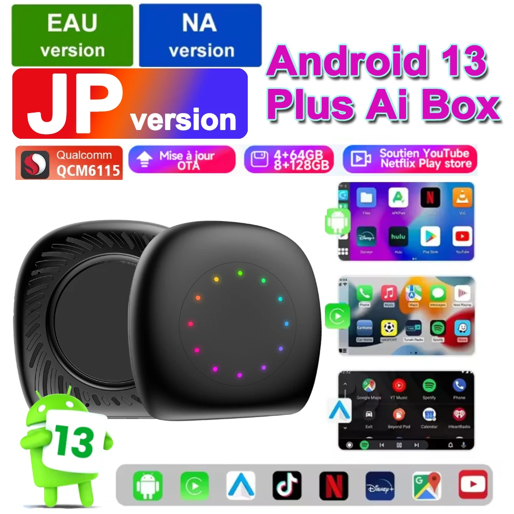 

Android 13 CarPlay светодиодная коробка беспроводная Android Auto 4GLTE GPS для YouTube Netflix для MG ZS EV MARVEL R MAXUS MULAN MG4 5 EHS CC