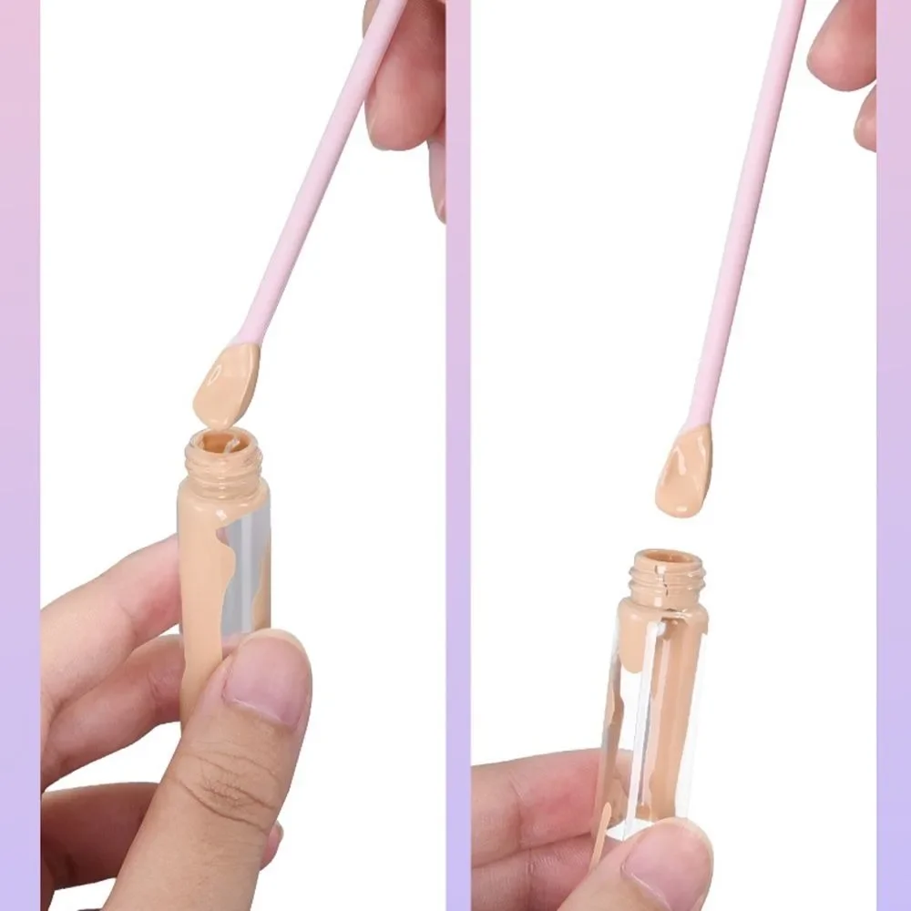 3Pcs/Set Cosmetic Cream Last Drop Scoop Face Mask Brush Silicone Spatula Makeup Brushes Cosmetics Spoon Deep Bottle Scraper