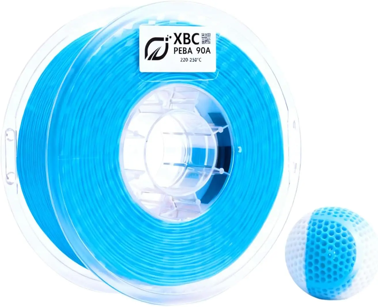 

Гибкий филамент для 3D-принтера 1,75 мм, высокая упругость 90A, быстрая печать и легкость для прототипов и носимой электроники (синий, 800 г)