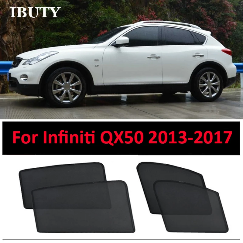 

For Infiniti QX50 J50 2013-2017 Car Sunshade Side Window Mesh Curtain Sun Visor Sunscreen Heat Insulation Shade Protection Cover