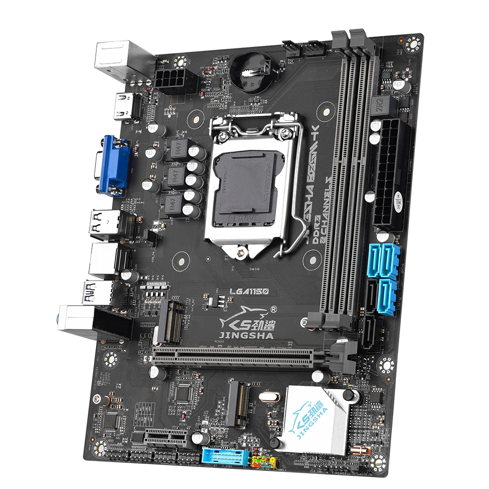 JINGSHA B85 M-ATX LGA 1150 مجموعة اللوحة الأم i7 4790 CPU 2*8GB DDR3 RAM Kit ألعاب الكمبيوتر placa mae processador i7 e memorial كاملة