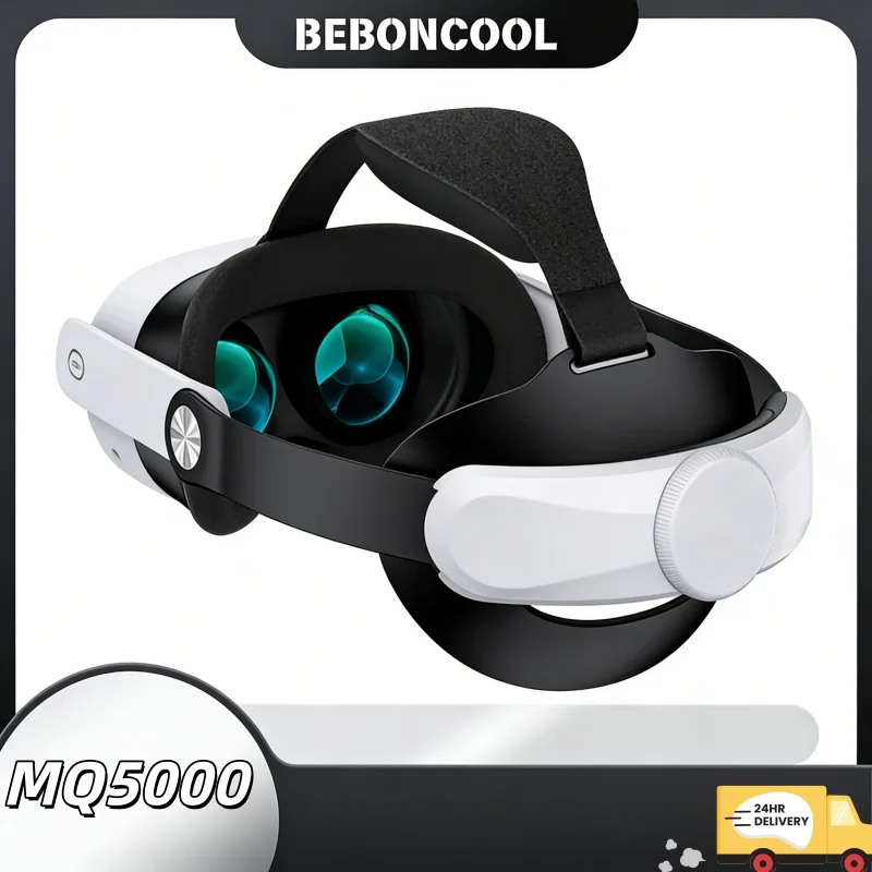 

Сменный ремень на голову BEBONCOOL MQ5000 Pro Elite с улучшенной поддержкой для Meta Quest 2/3/3S VR, обеспечивающий комфорт
