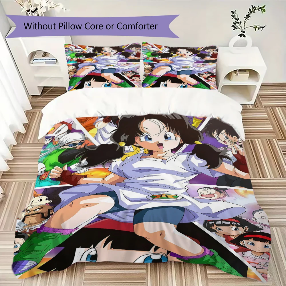 Bulma Bulla 3pcs Bedding Set, Digital Printed Duvet Cover, No Insert, Kids Gift, Large Size Available -HYQ2