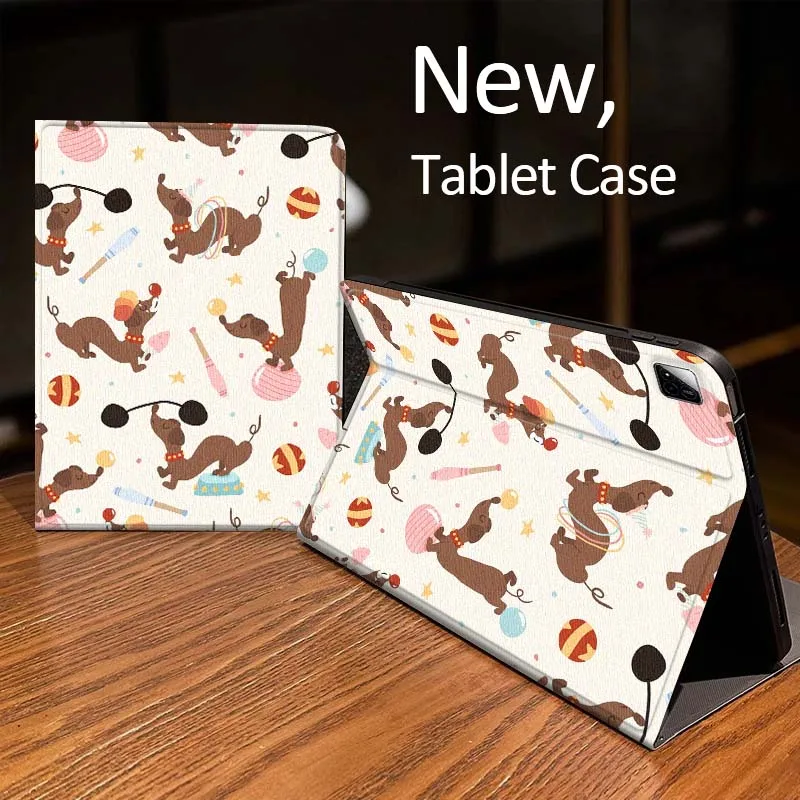 

Cartoon Dog Love Heart Case For Xiaomi Mi Redmi Pad 2 4 5 7S 6S 6 7 8 Plus SE Pro K 2025 inch 8.7 11 Tablet