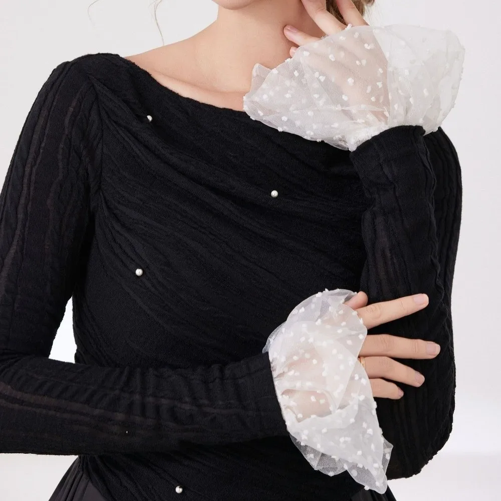 

Элегантные кружевные кружевные манжеты, тонкие съемные манжеты для свитера, съемные искусственные рукава для женщин