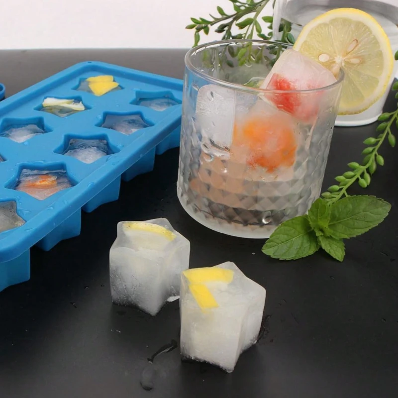 Star Shaped Ice Cube Molds for Cocktail Whiskey Party Drink Accessories Ice Cubes Modern Kitchen Bar Summer Cooling Essentials view 4
