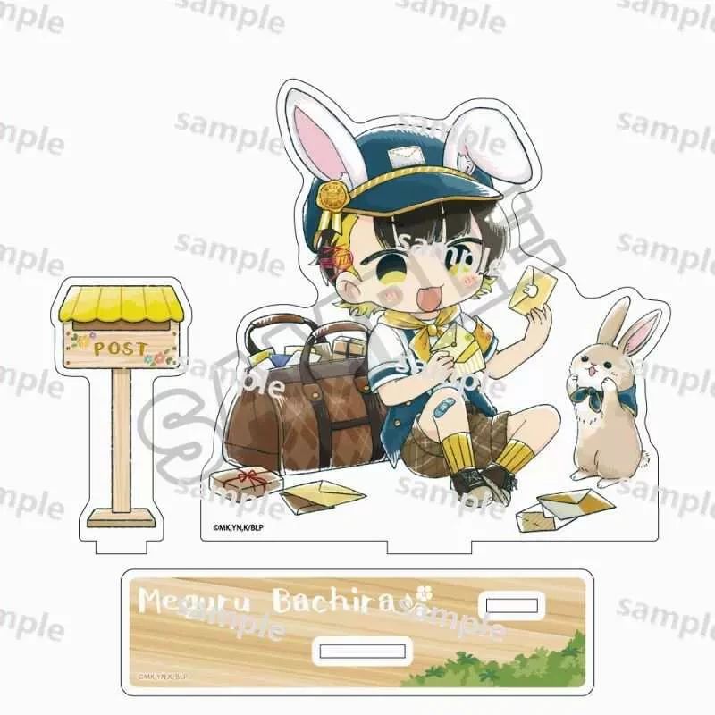 Anime Game BLUE LOCK Chigiri Hyoma Mikage Reo postman Stand Figure Acrylic Model Plate Cosplay Collection Desktop Decor Gifts