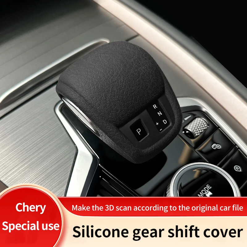 Suitable for Chery Left-Hand Drive Models: Chery Arrizo 5 Gt, Arrizo 5 Plus, Arrizo 8, Arrizo 8 Pro, Tiggo 7. Silicone Automatic Transmission Gear Shift Lever Cover, Gear Knob Protective Cover
