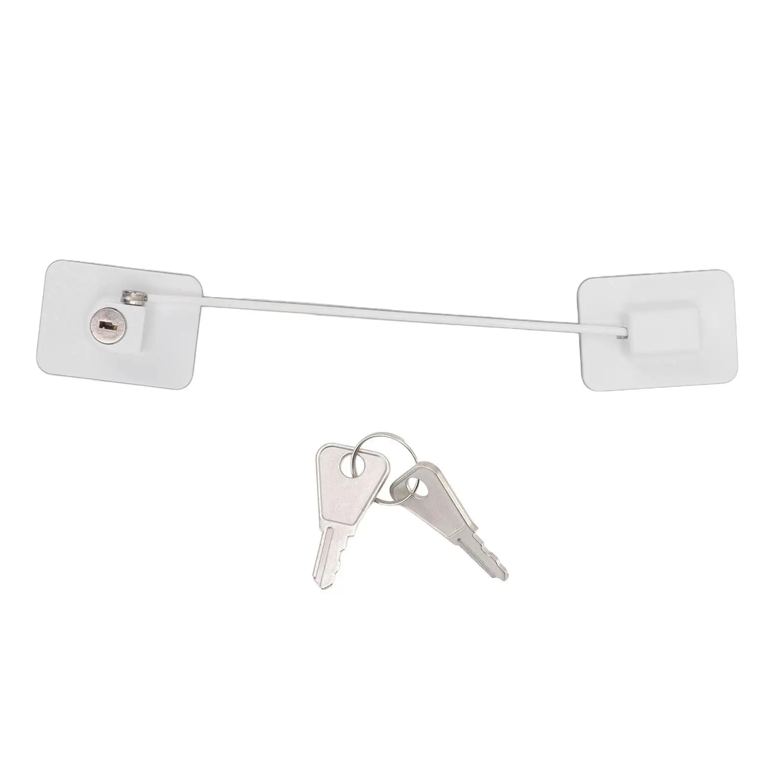 

Refrigerator Lock Easy Removal with 2 Keys for printer Shelf