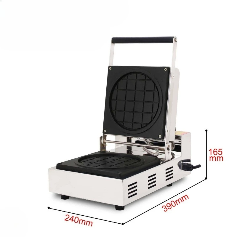 Electric Hot Scone Machine Square Waffle Cake Muffin Electric Cake Stall Baking Snack Equipment 4